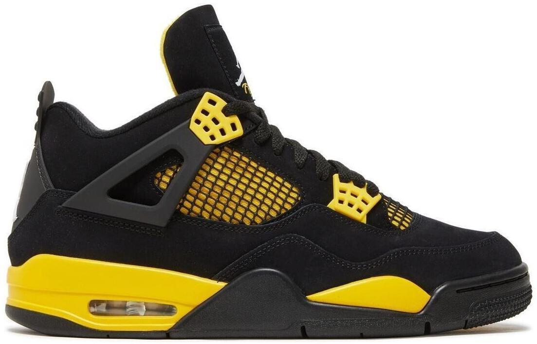 Size 9.5 - Air Jordan 4 Retro Low Thunder (308497-008)