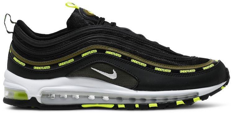 Size 10.5 - Nike Undefeated x Air Max 97 Black Volt (DC4830-001)