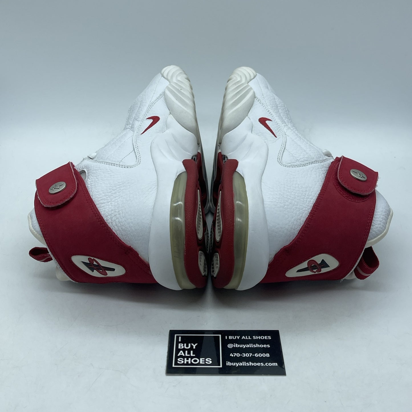 Size 11 - 2005 Vintage Nike Air Max Penny IV Hardaway white red (CV7562-300)