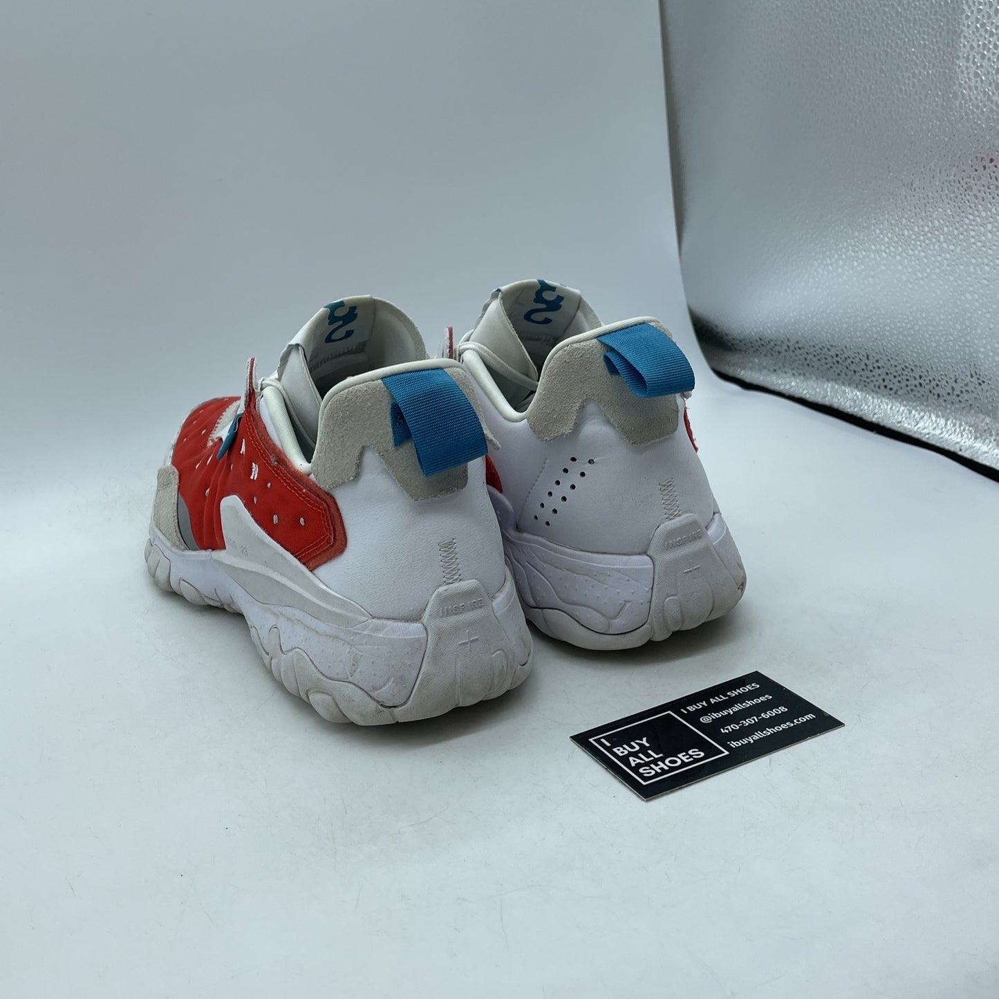 Size 10.5 - NIKE AIR JORDAN DELTA 2 CHILE RED-WHITE-GREY FOG (DC7701-100)