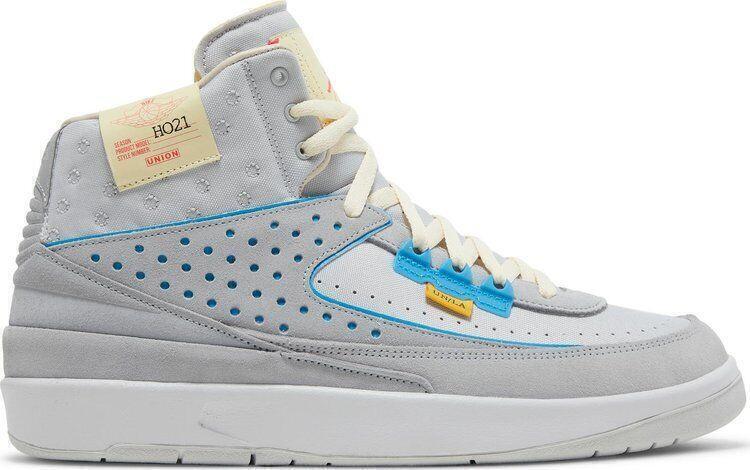 Size 10 - Jordan 2 Gray Fog 2022 Grey Blue White Suede Leather (DN3802-001)