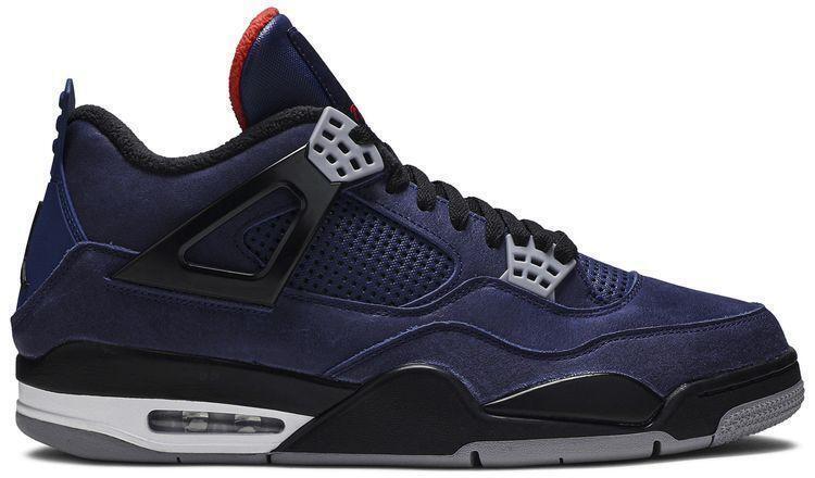 Size 10.5 - Jordan 4 Winter Loyal Blue 2019 Black Suede (CQ9597-401)