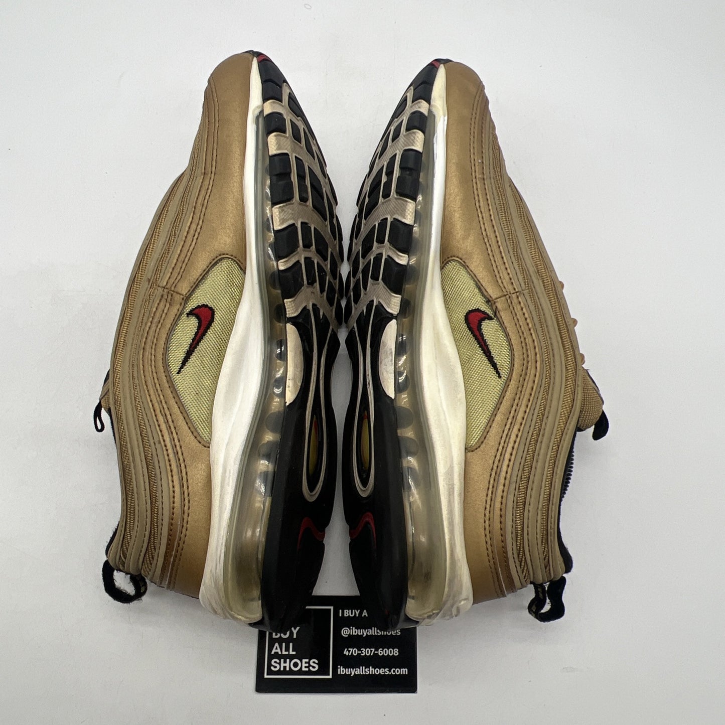 Size 11 - Nike Air Max 97 OG QS Metallic Gold (884421-700)
