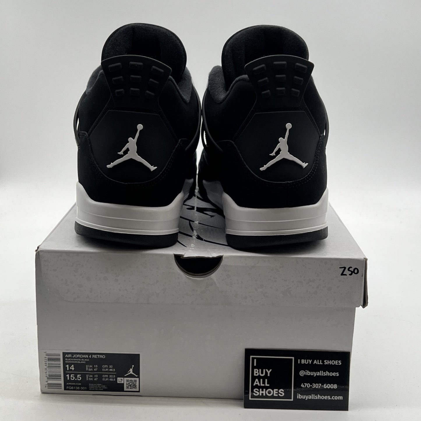 Size 14 - Air Jordan 4 Retro White Thunder (FQ8138-001)