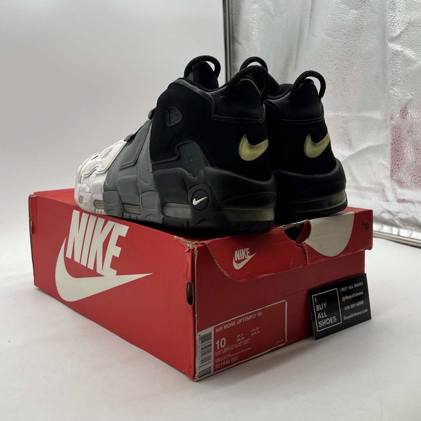 Size 10 - Nike Air More Uptempo Tri-Color (921948-002)