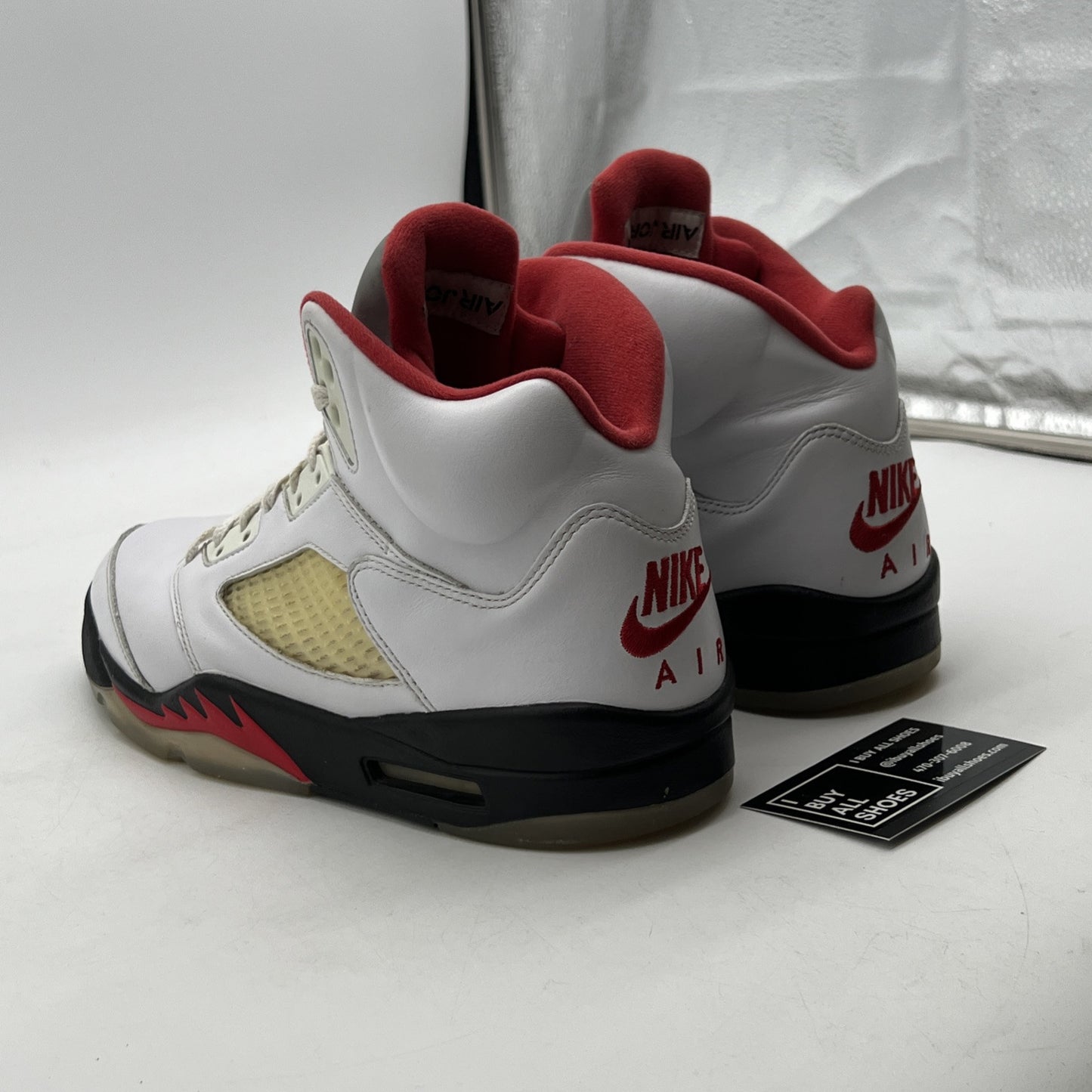 Size 10 - Air Jordan 5 Retro Mid Fire Red (136027-130)