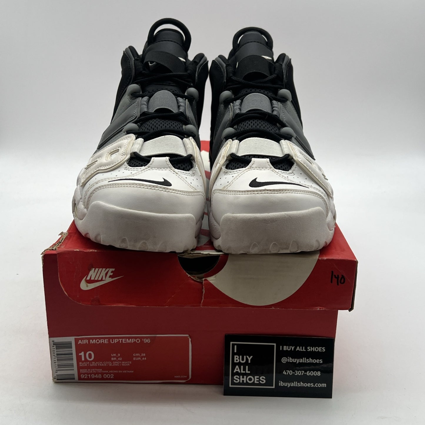 Size 10 - Nike Air More Uptempo Tri-Color (921948-002)