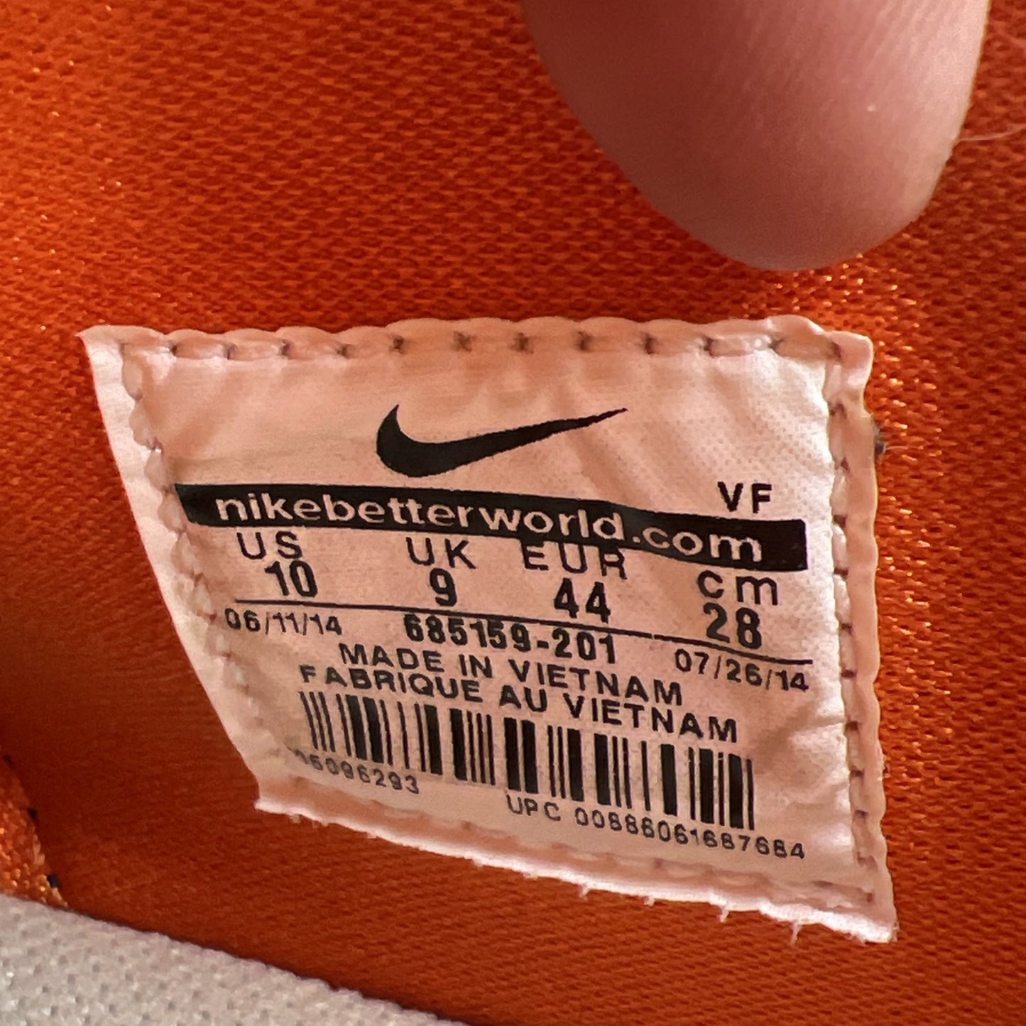 Size 10 - Nike Air Force 1 CMFT Mowabb Brown (658159-201)