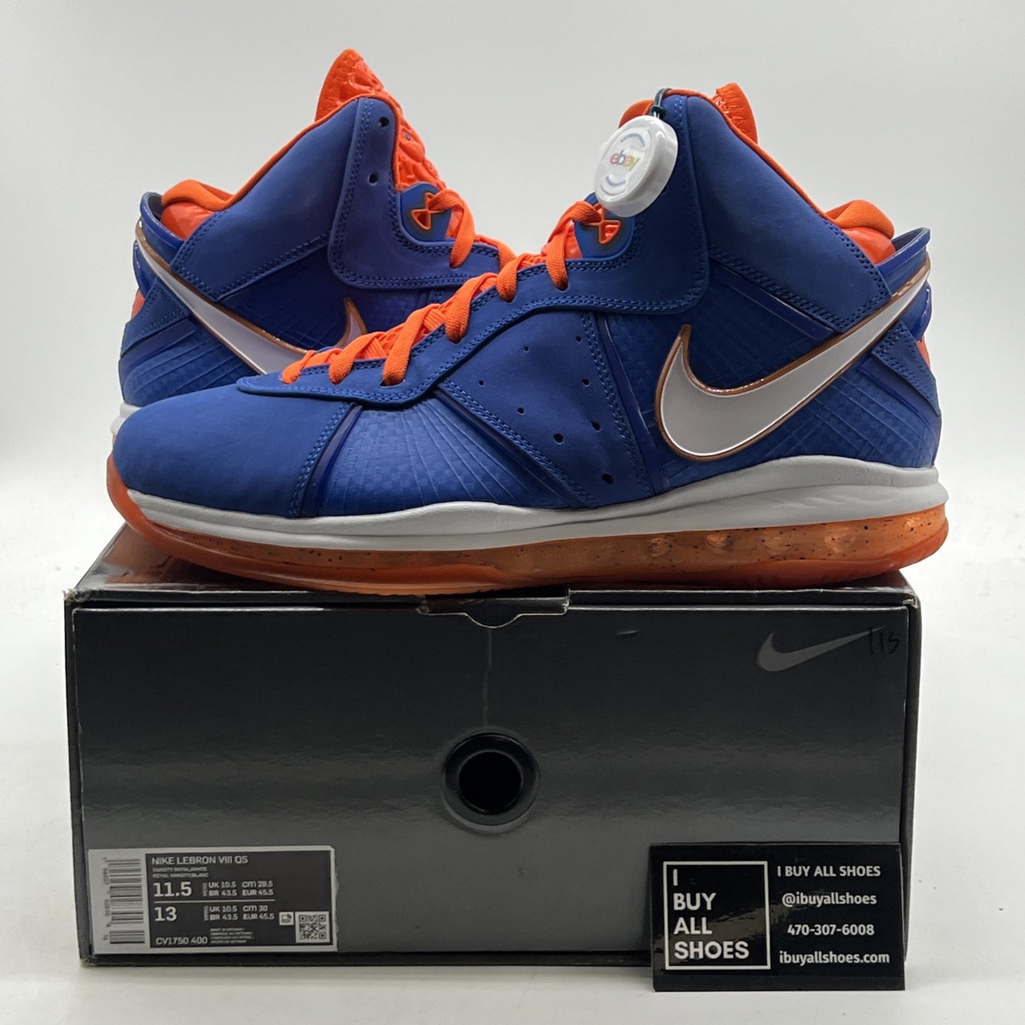 Size 11.5 - Nike LeBron 8 HWC - (CV1750-400)