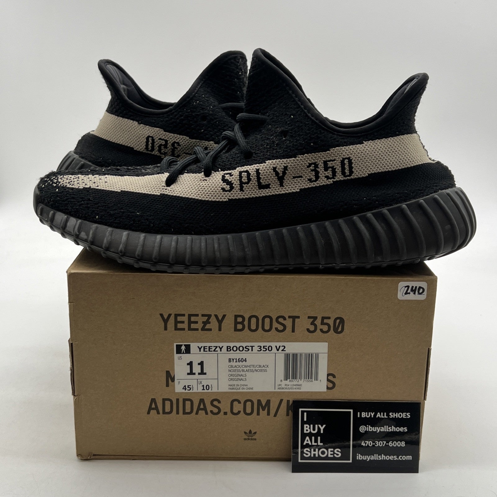Size 11 - Adidas Yeezy Boost 350 V2 Low Oreo (BY1604)