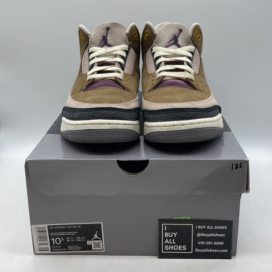 Size 10.5 - Air Jordan 3 Retro SE Winterized Brown Black Suede (DR8869-200)