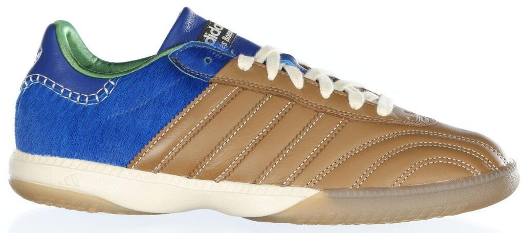 Size 12 - adidas Wales Bonner x Samba Millennium Nappa Pack - Brown Royal Blue
