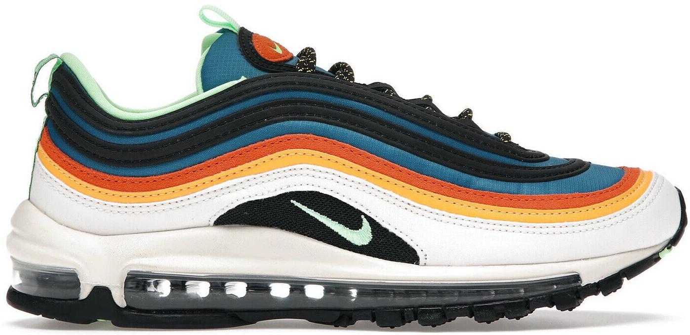 Size 13 - Nike Air Max 97 Green Abyss Illusion Green Blue Suede (CZ7868-300)