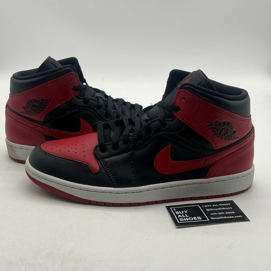 Size 12 - Air Jordan 1 Mid Banned 2020 (554724-074)