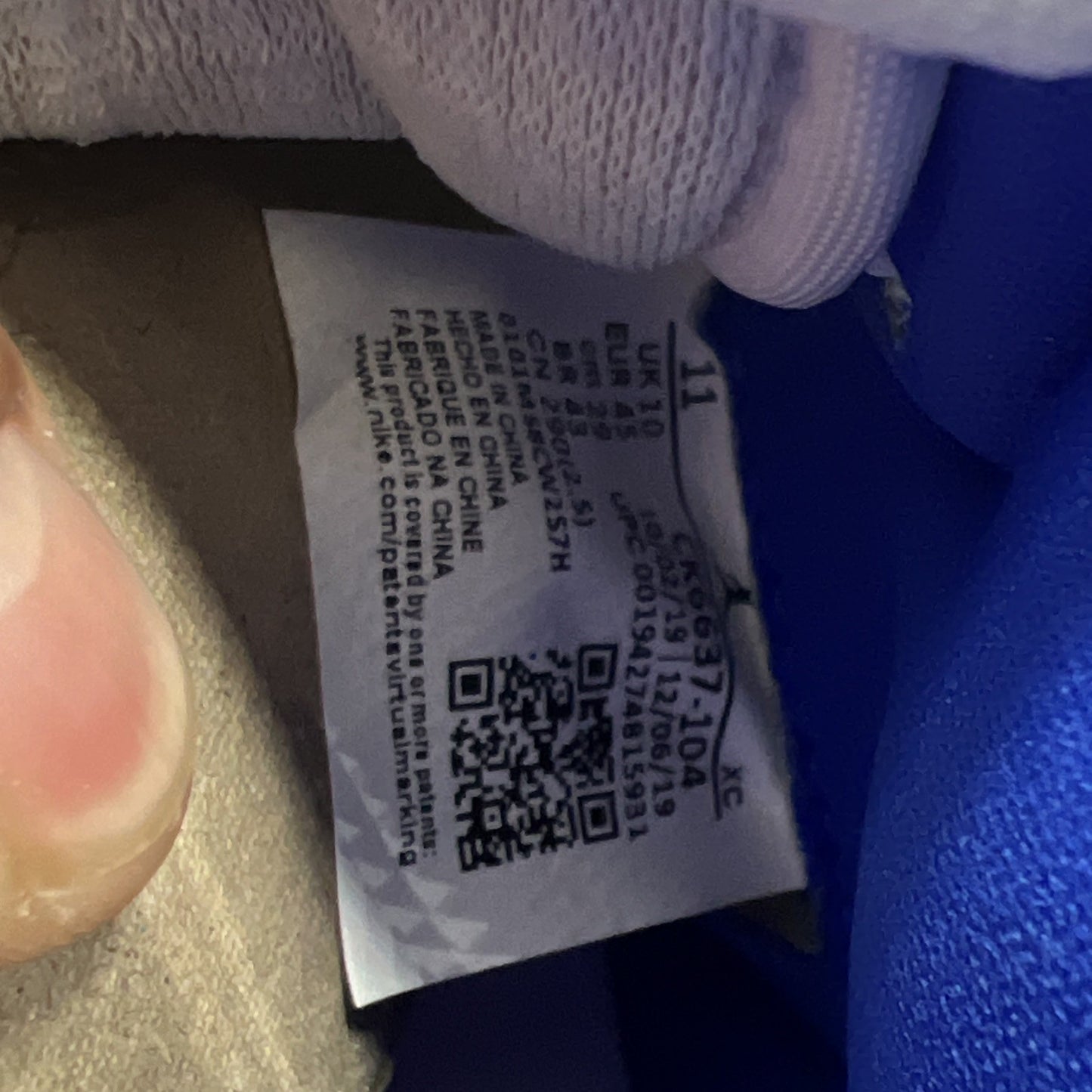 Size 11 - Air Jordan 1 Zoom High Racer Blue (CK6637-104)