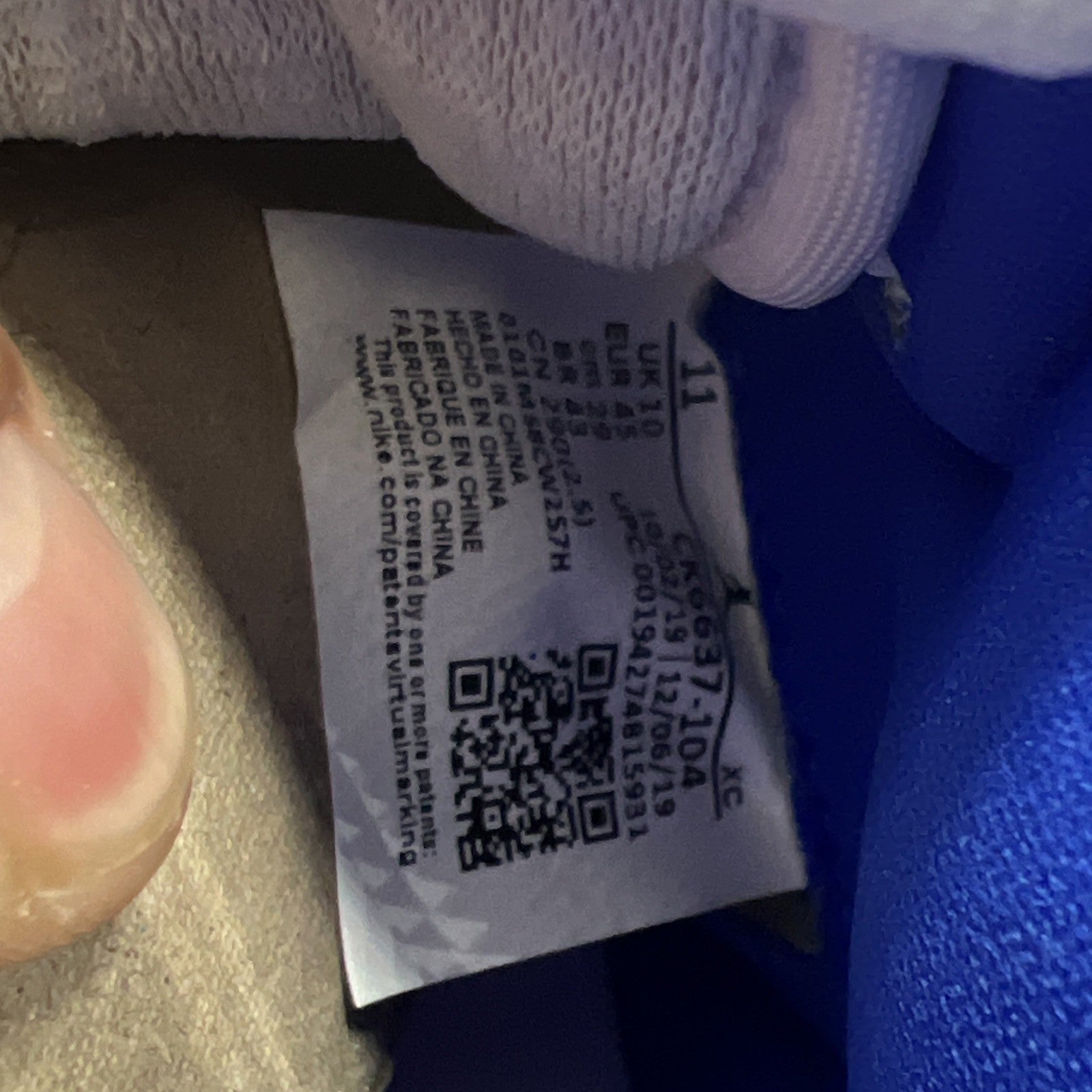 Size 11 - Air Jordan 1 Zoom High Racer Blue (CK6637-104)