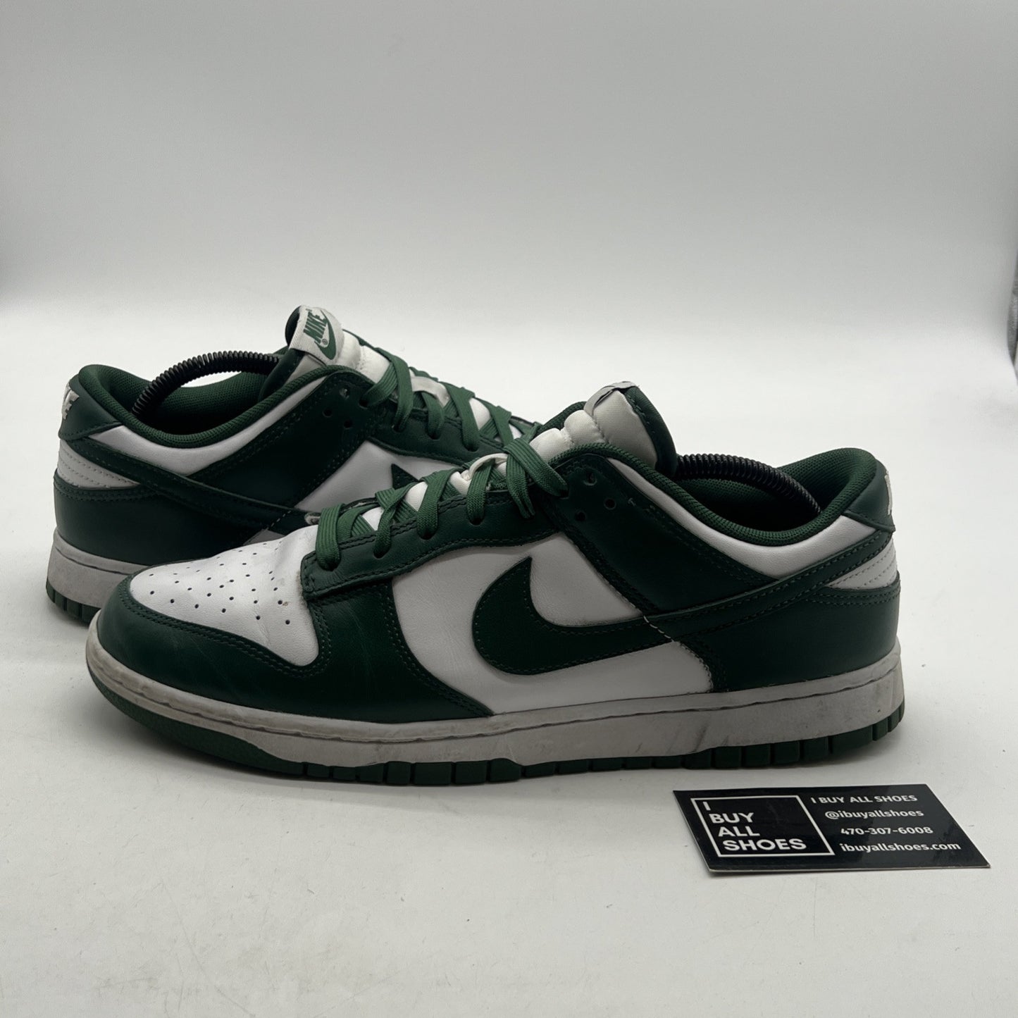 Size 10.5 - Nike Dunk Low Michigan State (DD1391-101)