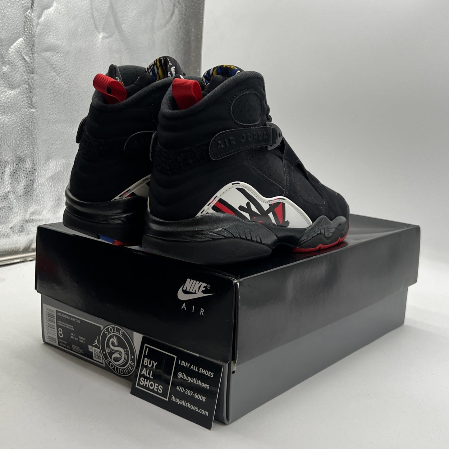 Size 8 - Air Jordan 8 Retro Mid Playoff (305381-062)