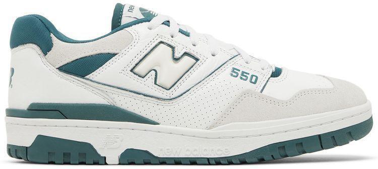 Size 10 - New Balance 550 White Vintage Teal (BB550STA)
