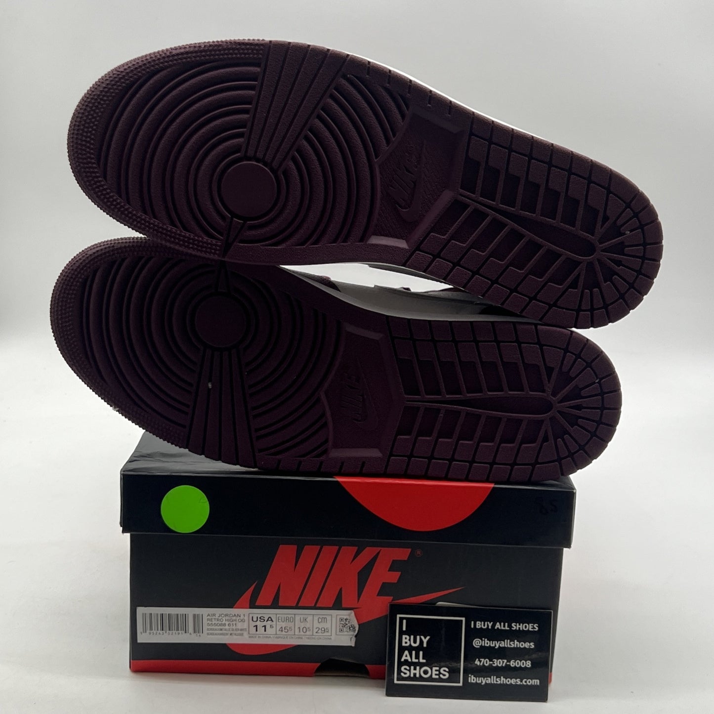 Size 11.5 - Air Jordan 1 Retro High OG Bordeaux (555088-611)