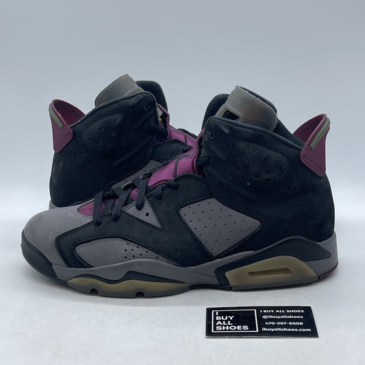 Size 10 - Jordan 6 Bordeaux Black Grey Suede (CT8529-063)