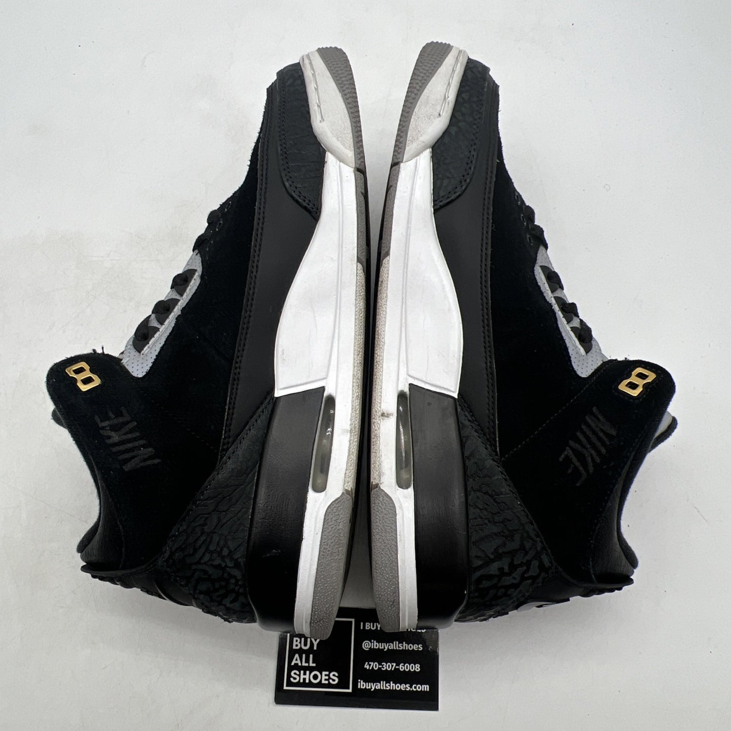 Size 11.5 - Air Jordan 3 Retro Tinker SP Black Cement 2019 (CK4348-007)