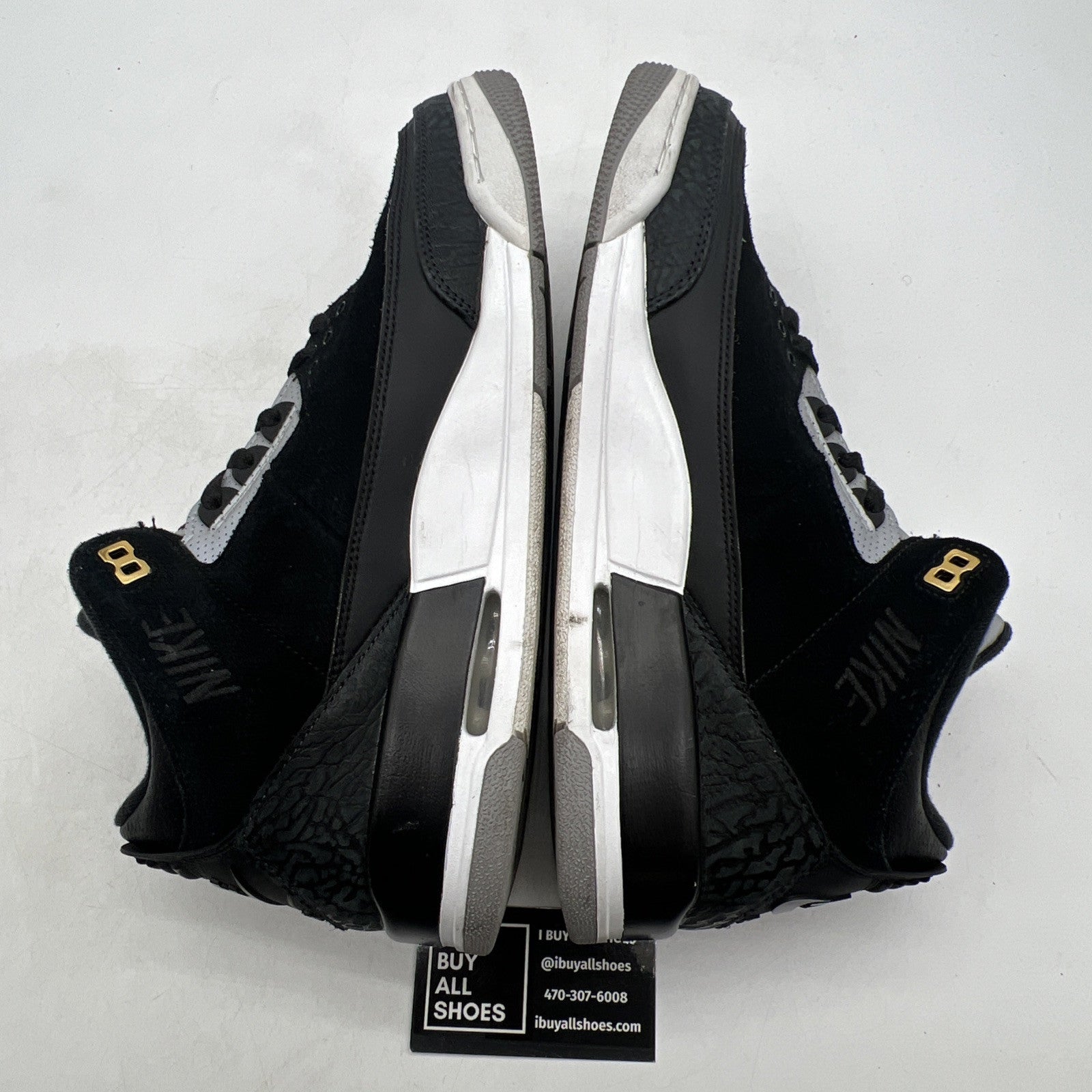 Size 11.5 - Air Jordan 3 Retro Tinker SP Black Cement 2019 (CK4348-007)