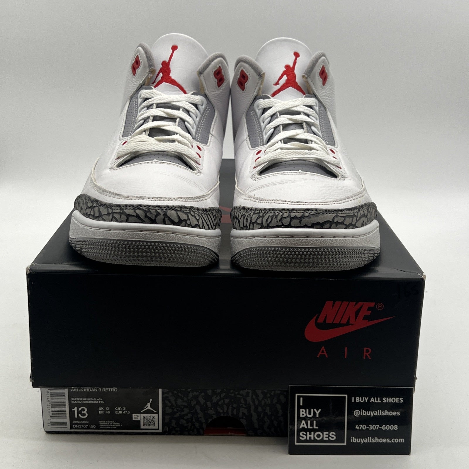 Size 13 - Air Jordan 3 Retro Mid Fire Red (DN3707-160)