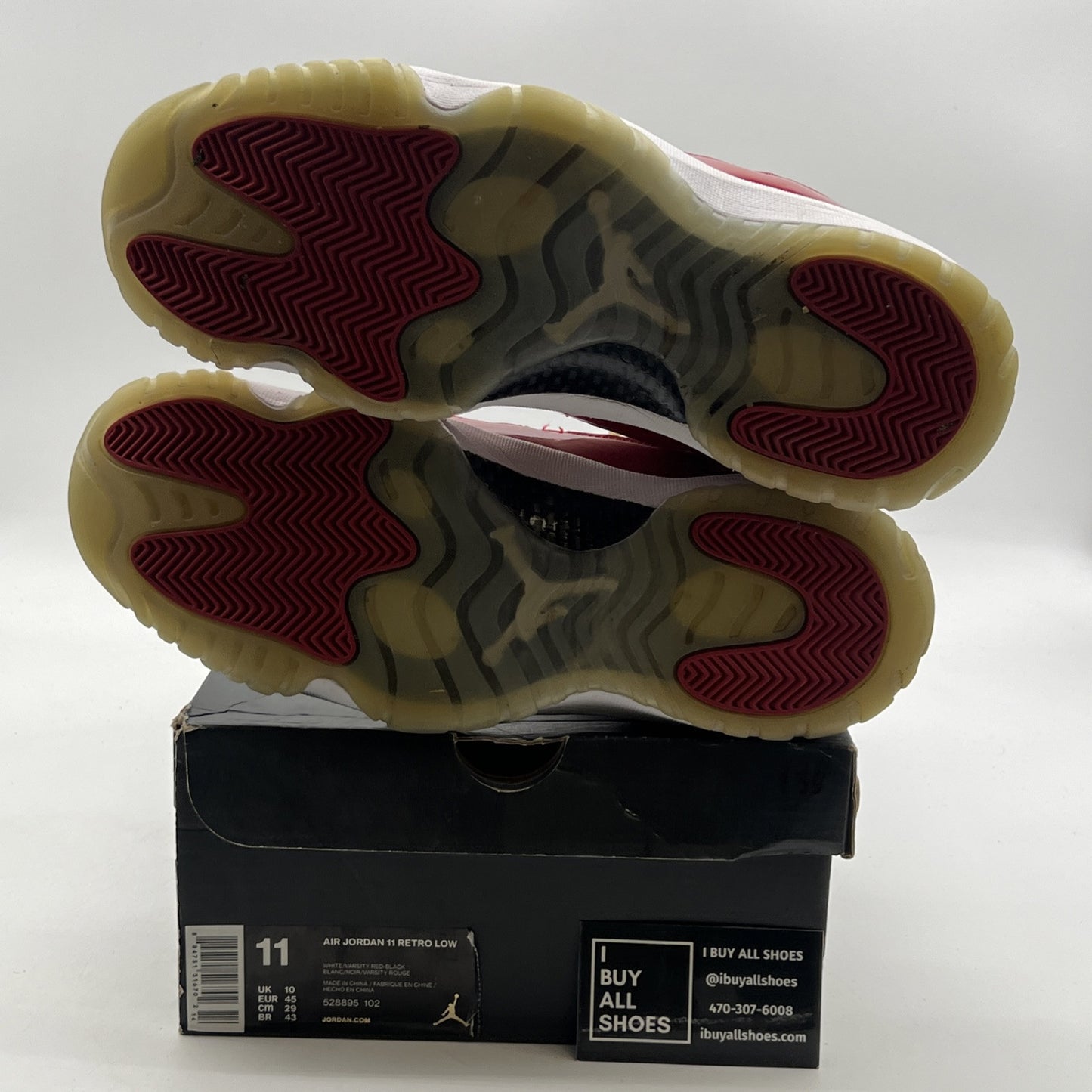Size 11 - Air Jordan 11 Retro 2016 Low Cherry (528895-102)