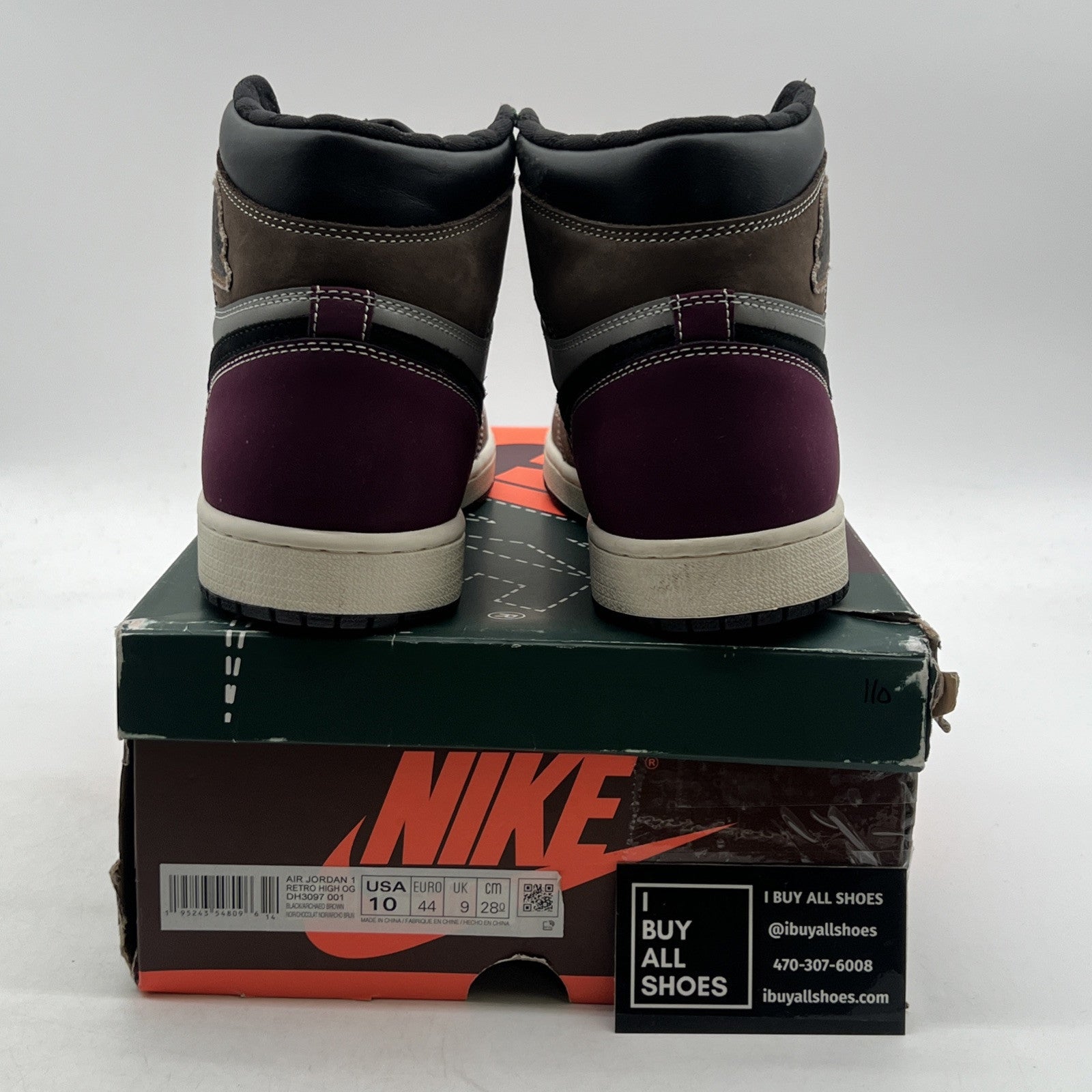 Size 10 - Air Jordan 1 High OG Crafted 2021 (DH3097-001)