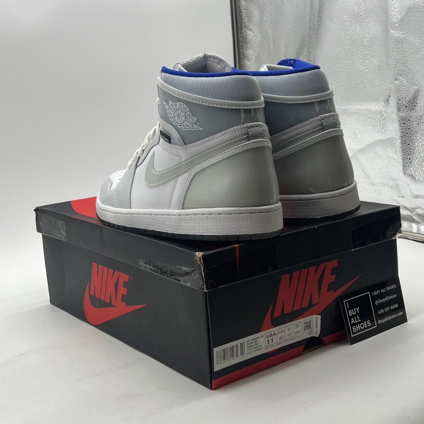 Size 11 - Air Jordan 1 Zoom High Racer Blue (CK6637-104)