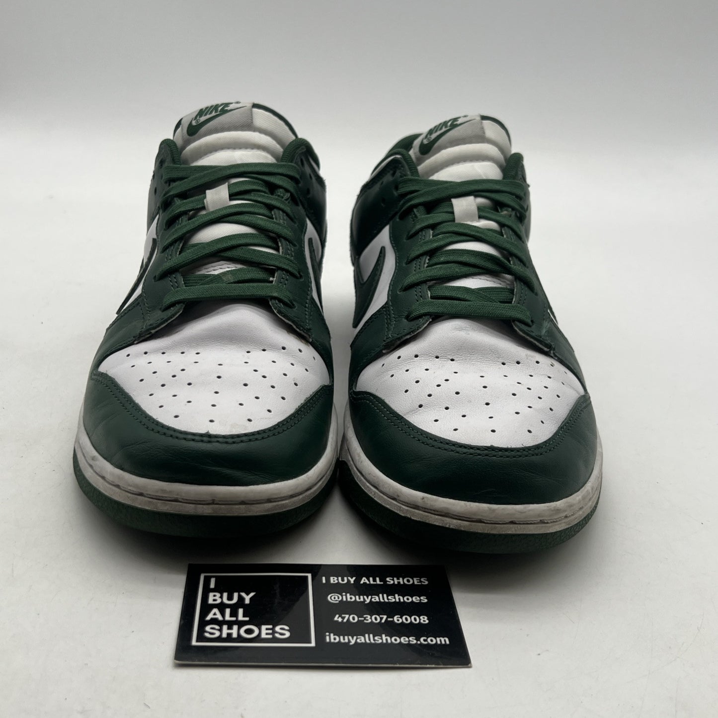 Size 10.5 - Nike Dunk Low Michigan State (DD1391-101)