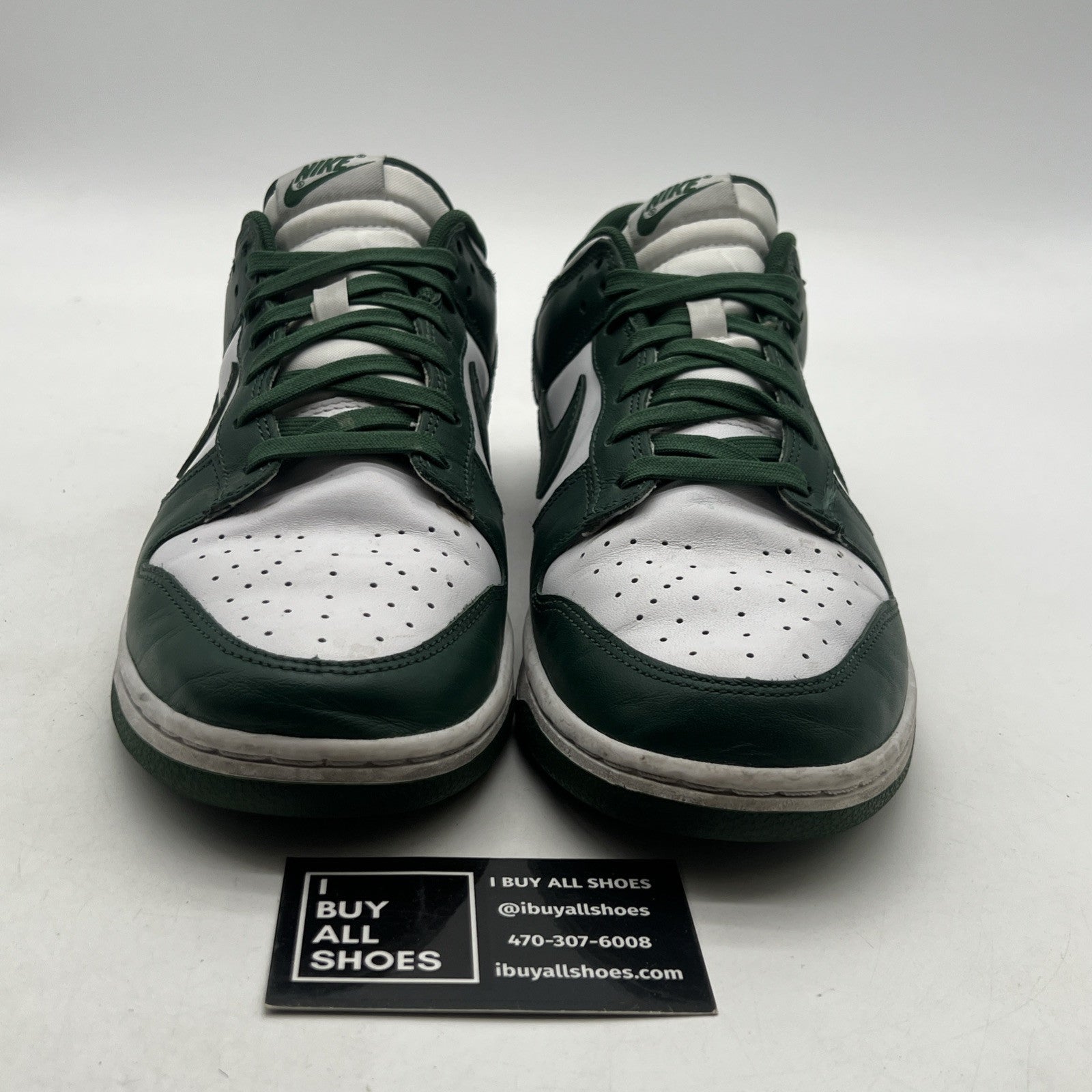 Size 10.5 - Nike Dunk Low Michigan State (DD1391-101)