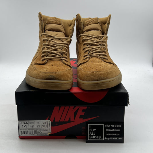 Size 14 - Air Jordan 1 Retro OG High Wheat (555088-710)