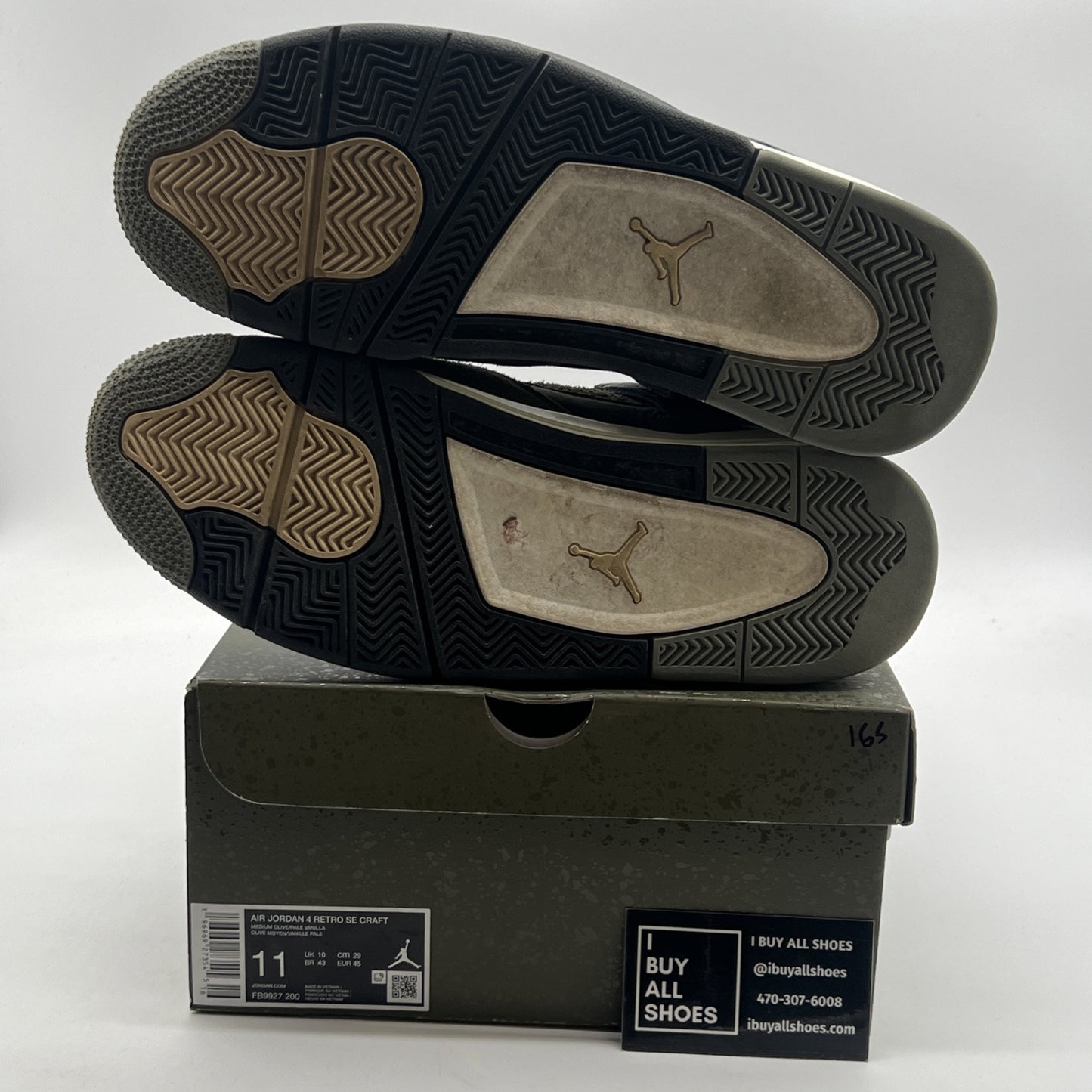 Size 11 - Air Jordan 4 SE Retro Low Craft - Olive (FB9927-200)