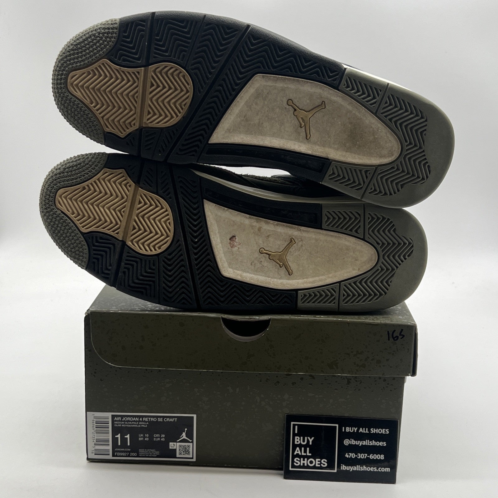 Size 11 - Air Jordan 4 SE Retro Low Craft - Olive (FB9927-200)