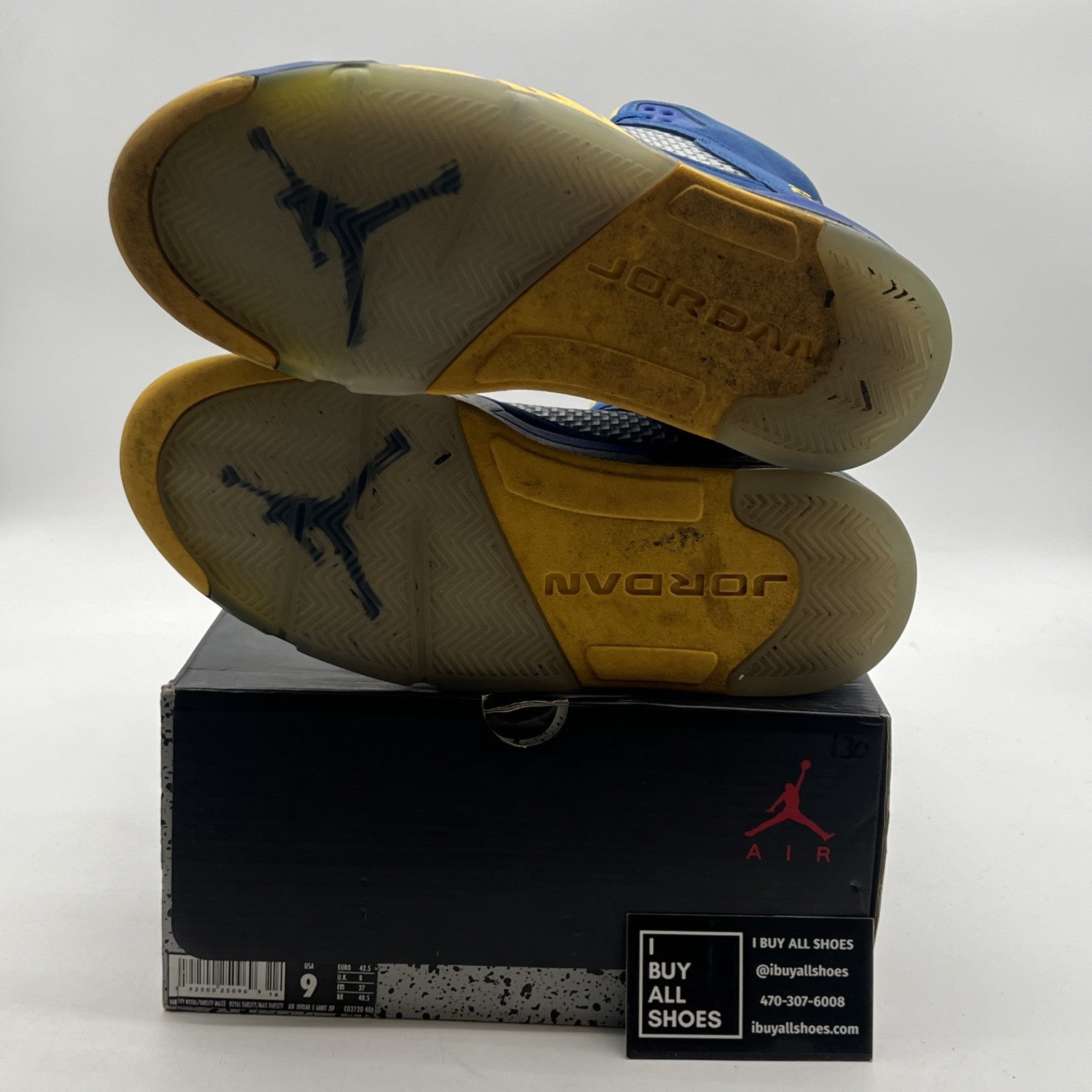 Size 9 - Air Jordan 5 Retro Laney (CD2720-400)