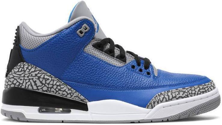 Size 10.5 - Air Jordan 3 Retro Varsity Royal 2020 (CT8532-400)