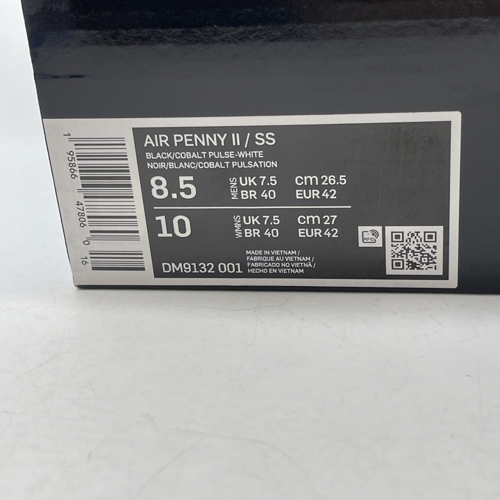 Size 8.5 - Nike Social Status x Air Penny 2 Playground Black (DM9132-001)