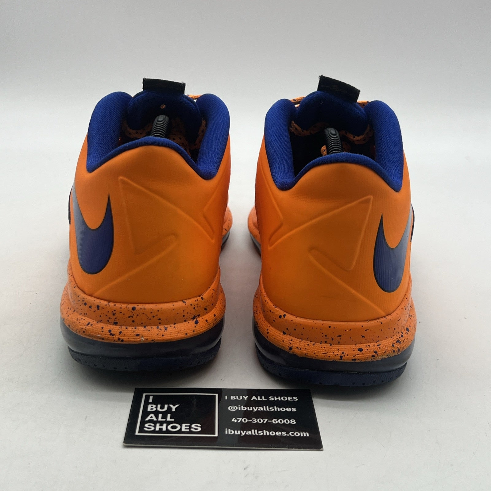 Size 11 - Nike Air Max LeBron 10 Low Knicks (579765-