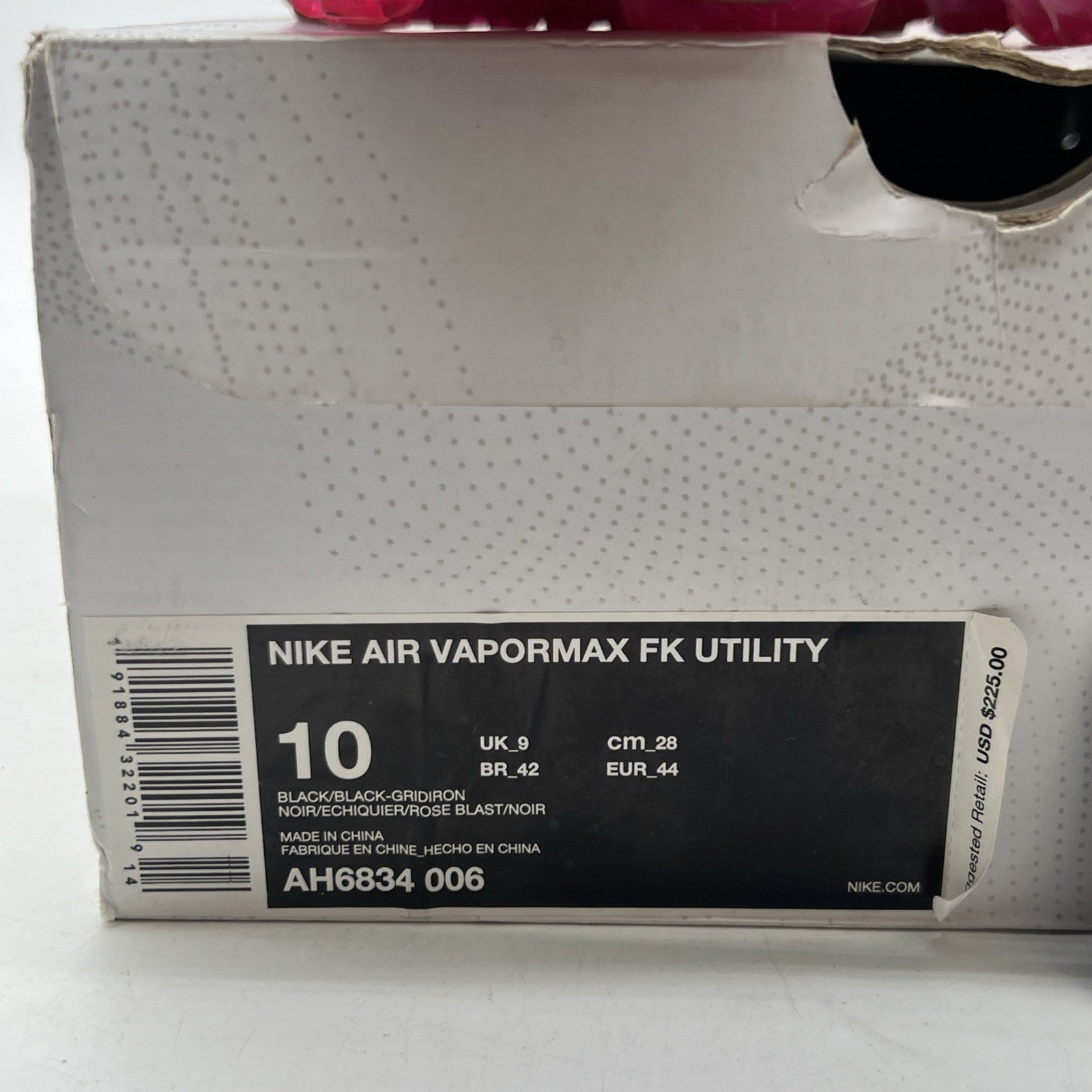 Size 10 - Nike Air VaporMax Utility Pink Blast (AH6834-006)