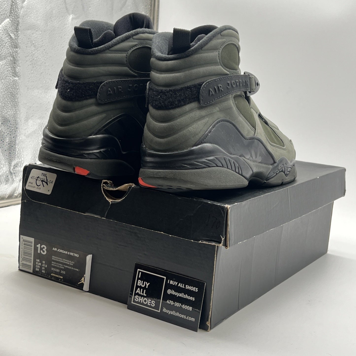 Size 13 - Air Jordan 8 Retro Take Flight (305381-305)