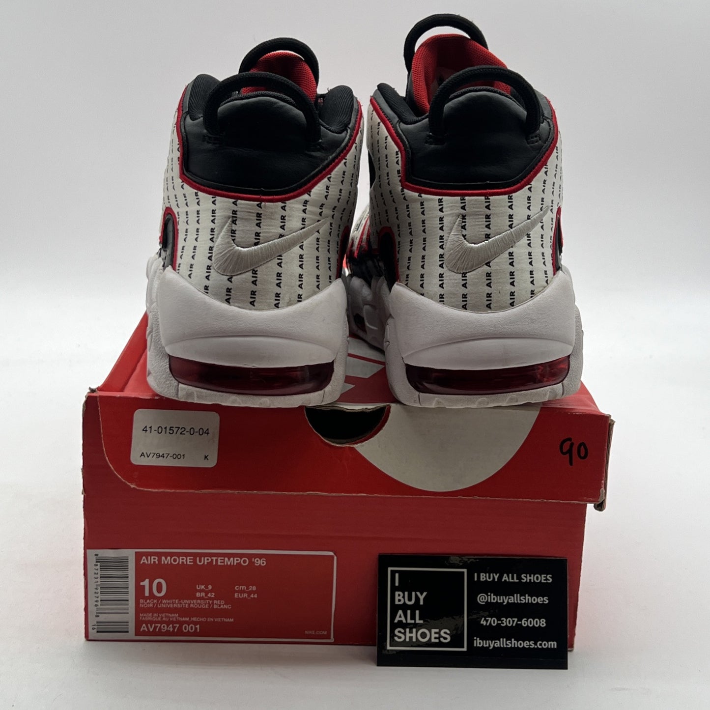 Size 10 - Nike Air More Uptempo Pinstripe (AV7947-001)
