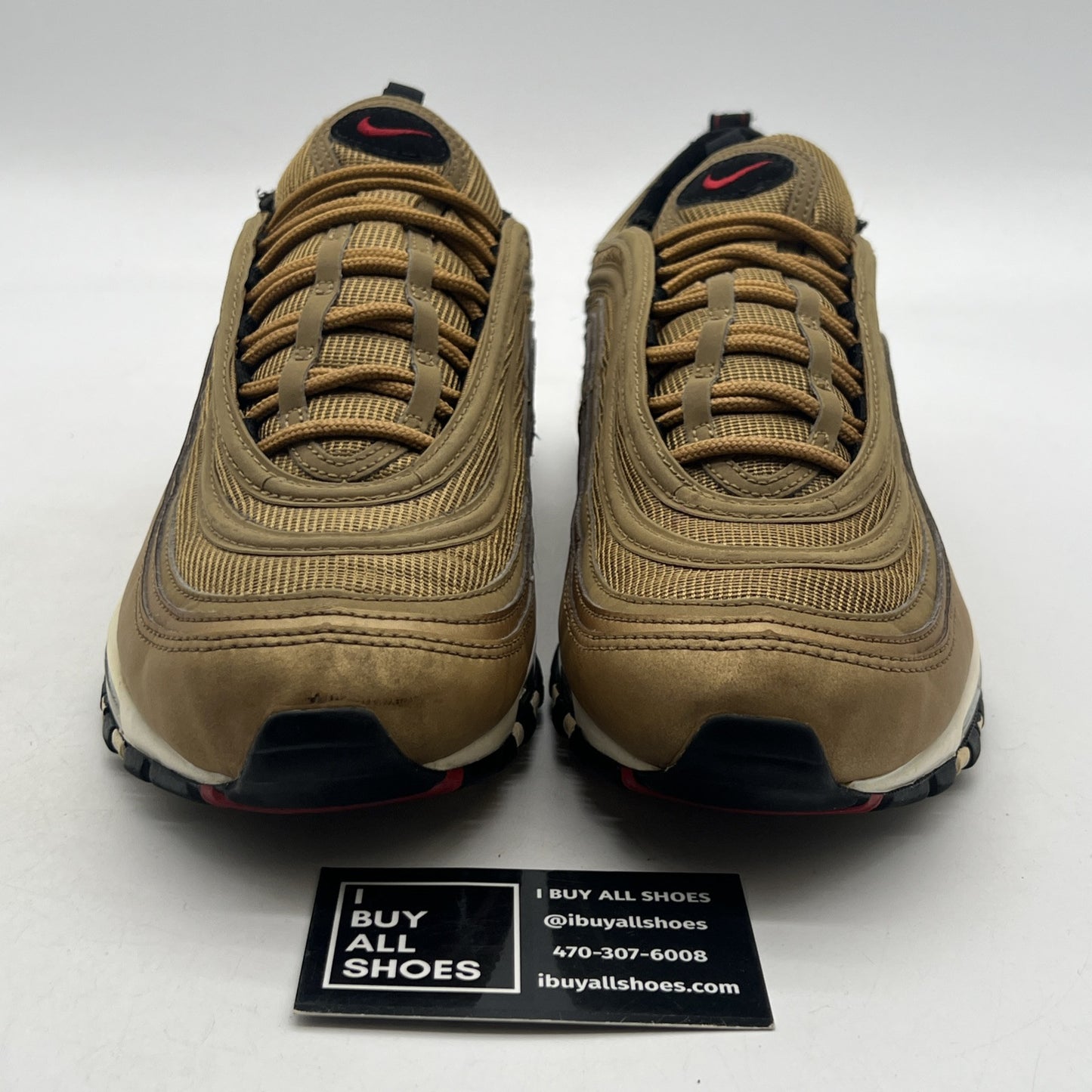 Size 11 - Nike Air Max 97 OG QS Metallic Gold (884421-700)