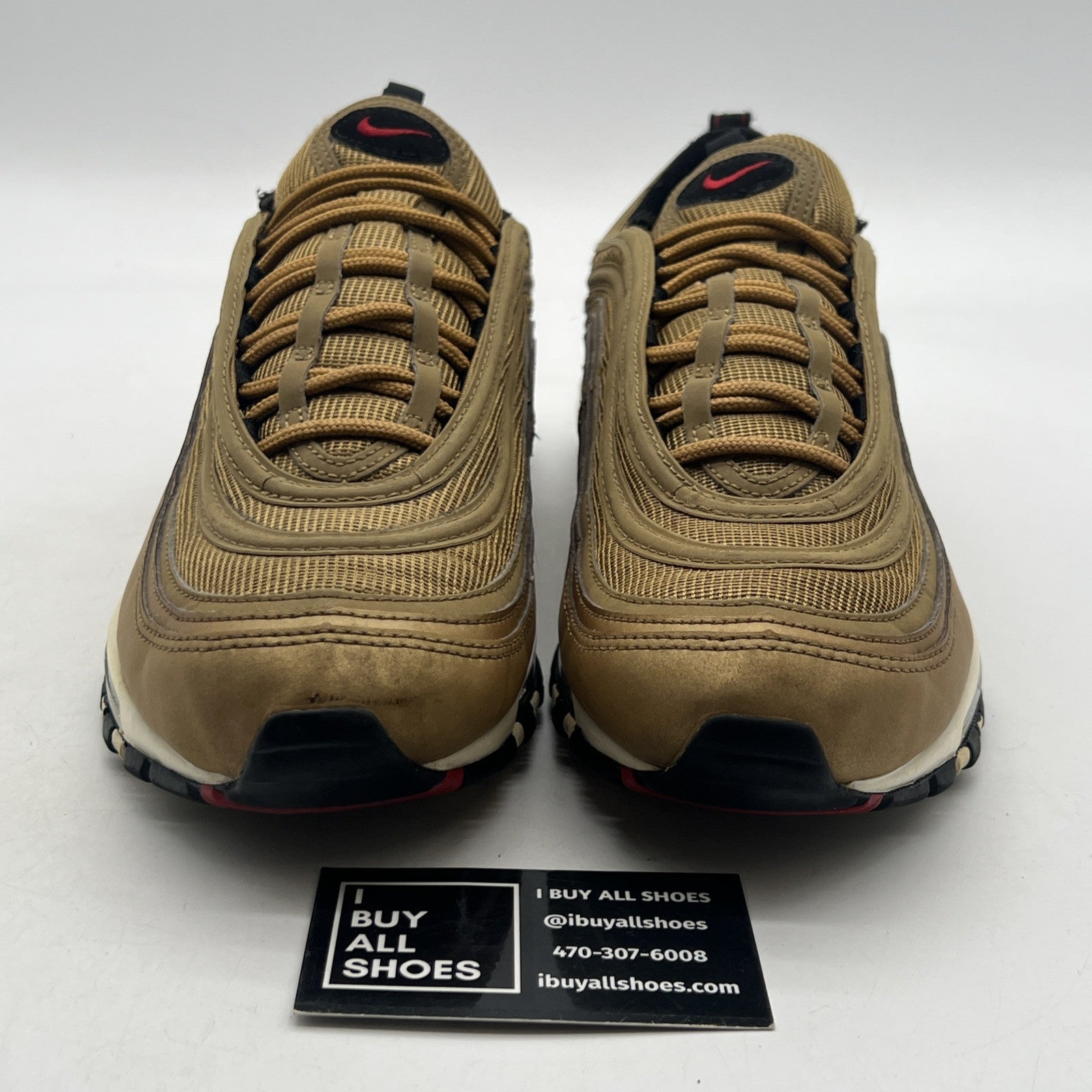 Size 11 - Nike Air Max 97 OG QS Metallic Gold (884421-700)