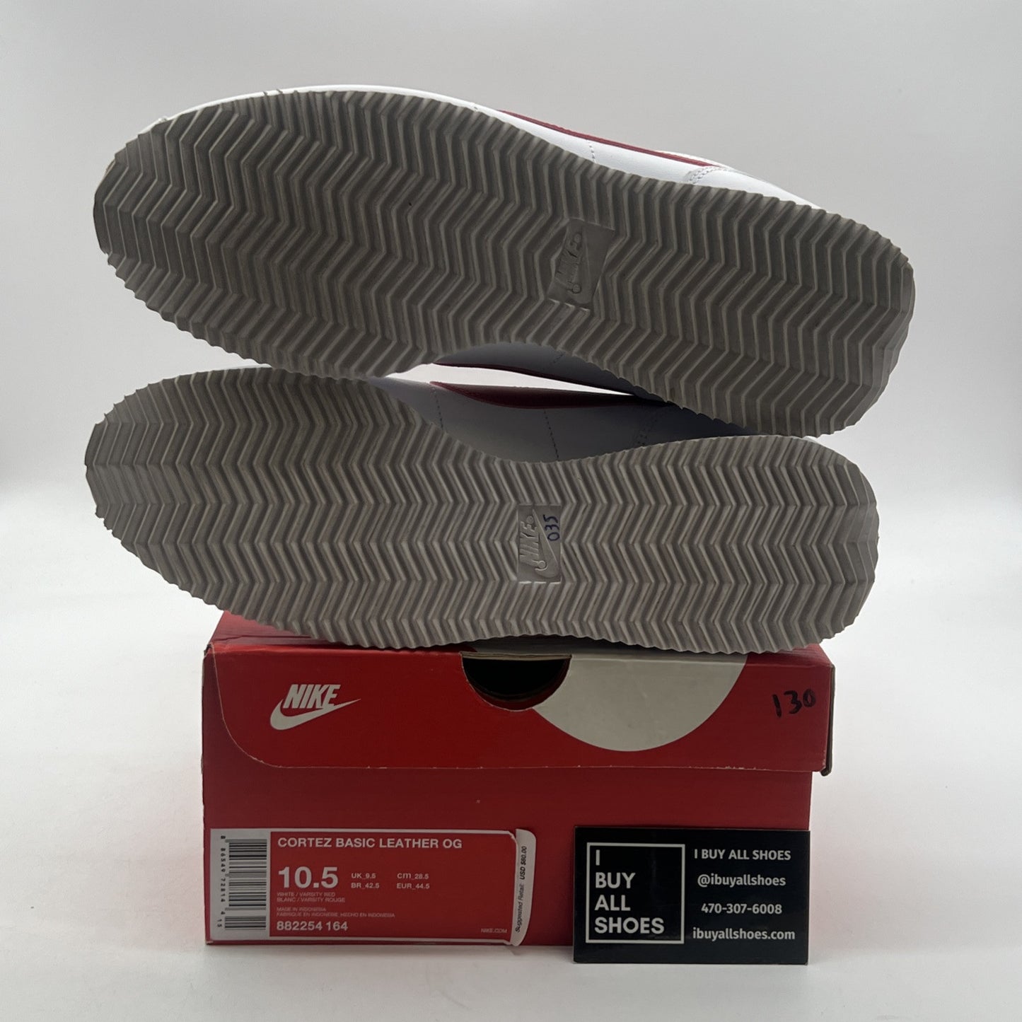 Size 10.5 - Nike Cortez Basic Leather OG Forrest Gump (882254-164)