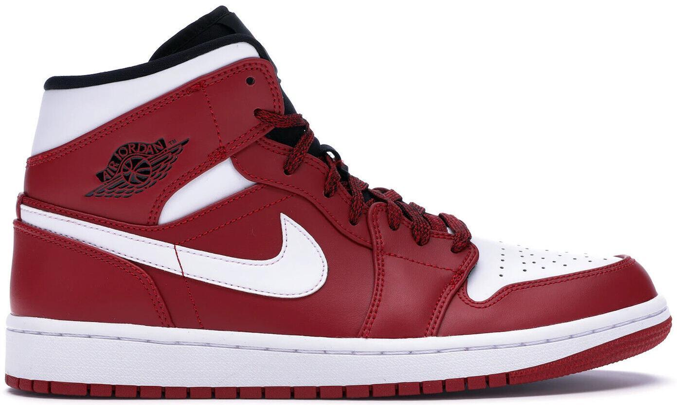 Size 8 - Air Jordan 1 Mid Gym Red (554724-605)