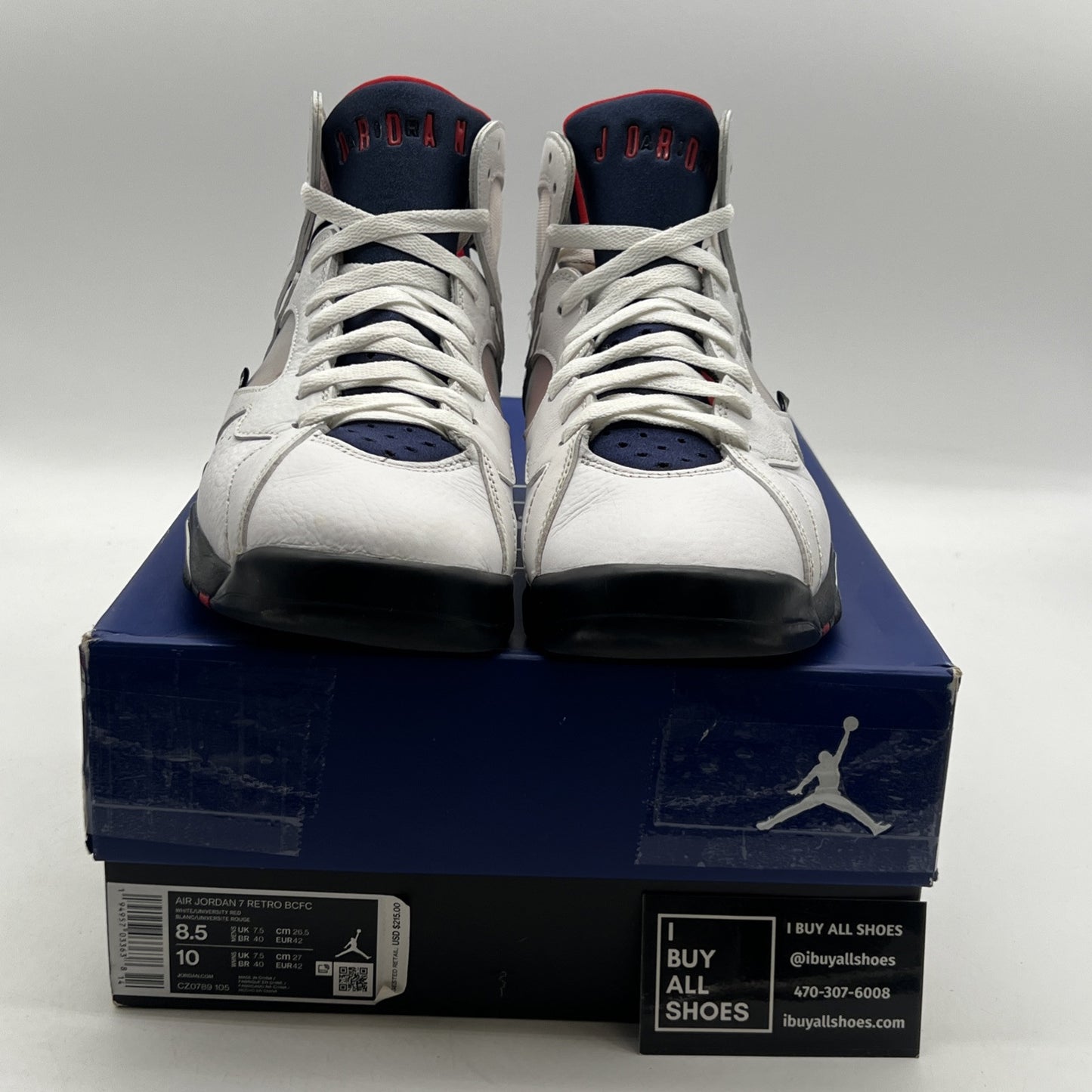 Size 8.5 - Paris Saint-Germain x Air Jordan 7 Retro Paname (CZ0789-105)