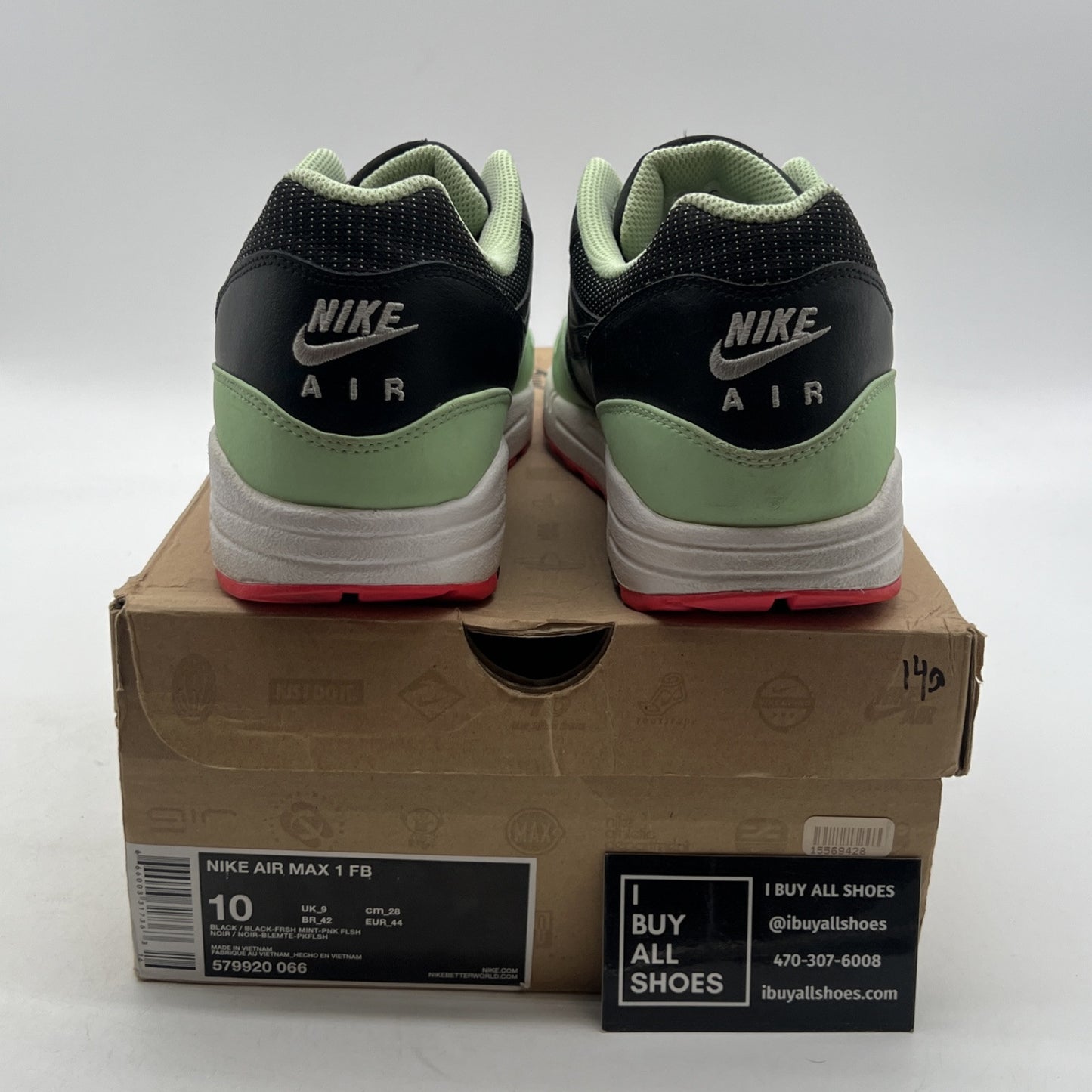 Size 10 - Nike Air Max 1 FB Yeezy (579920-066)