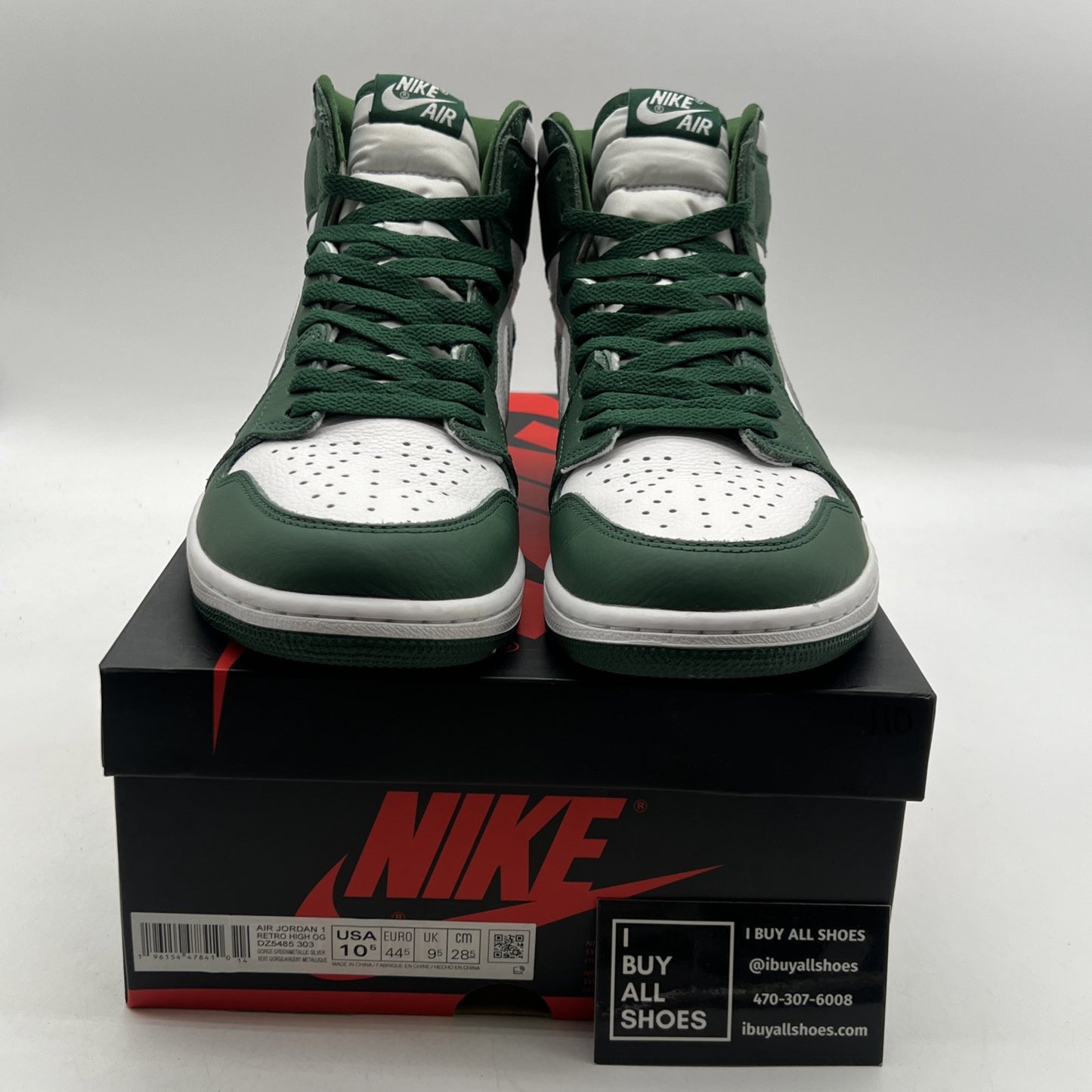 Size 10.5 - Air Jordan 1 Retro OG High Gorge Green (DZ5485-303)